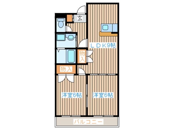 リリ－マンション１号館の物件間取画像